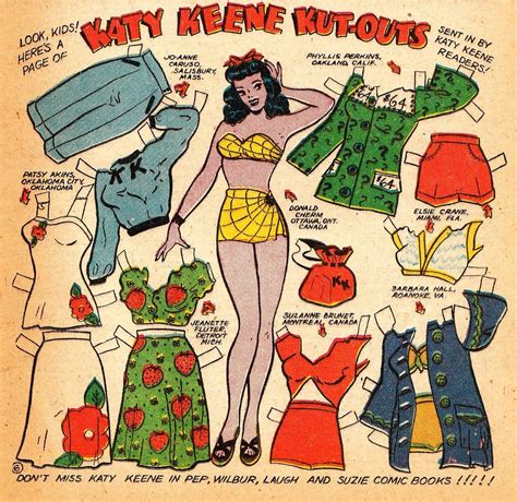 Katy Keene Flickr Photo Sharing Paper Dolls Vintage Paper