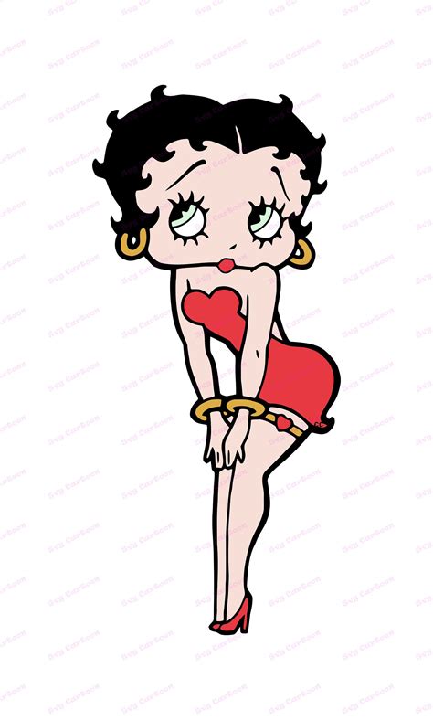 Pin Up Betty Boop Drawing Eggbasta