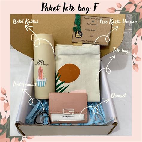 Jual Aralia Hampers Ulang Tahun Cewek Kado Tote Bag Cewek Kado Ulang