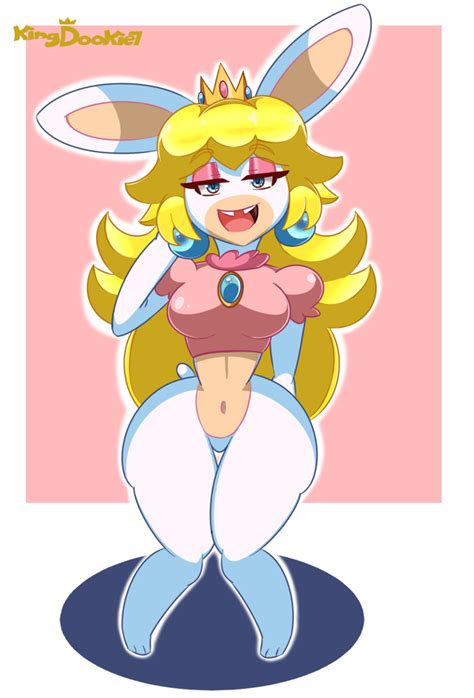 Cute Rabbid Peach By Kingdookie Hentai Foundry