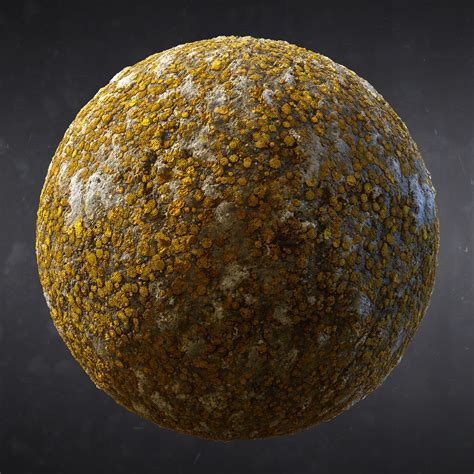 Artstation Rock Moss Material