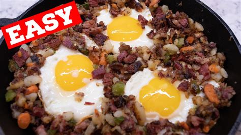 Corned Beef Hash Recipe How To Make Corned Beef Hash Youtube