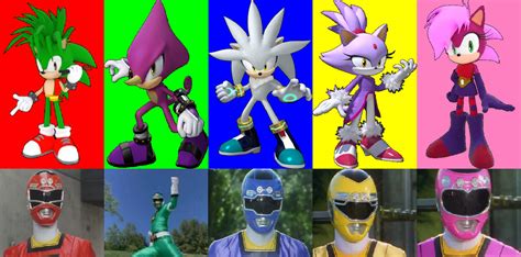 Power Rangers Turbo Sonic Style New Rangers By Rutgervdc On Deviantart