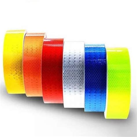 Pvc Yellow Retro Reflective Tape M Mm At Rs Roll In New