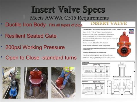 Insert Valve Installation Services | PPT