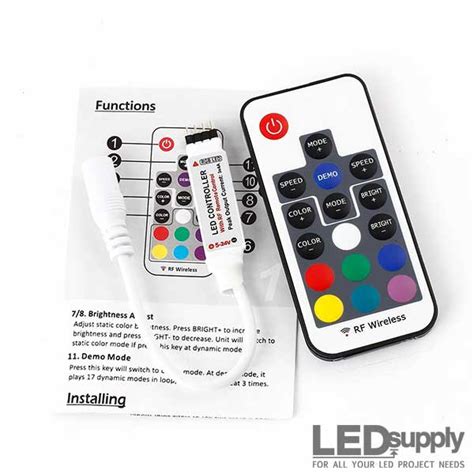 Rgb Remote Control Rf Dimmer For Led Strips