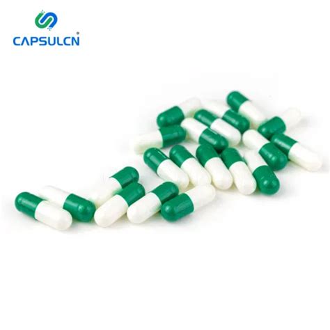 Capsulcn Gmp Certified 0 Size Veggie Separated Clear Capsules Hpmc