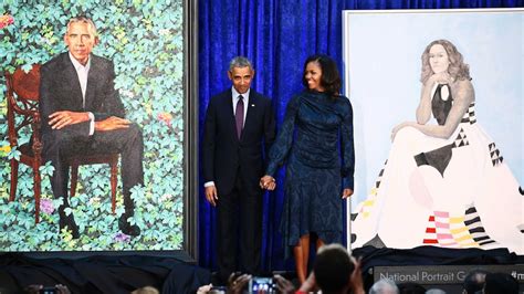 Barack And Michelle Obamas Official Portraits Unveiled At National Portrait Gallery Abc News