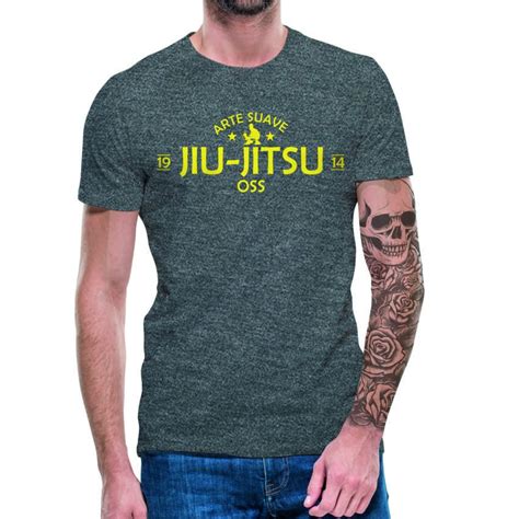 Camiseta Masculina Jiu Jitsu Competidor Bjj Arte Marcial Jiu Jitsu Em