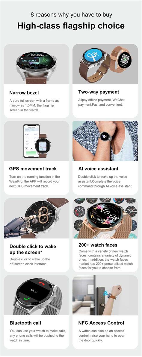 Dt No Dt Max Smartwatch With Nfc Gadget Track Bd