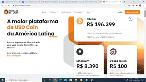 Cota O De Bitcoin Tokens Consulta Alticoins Coins D Lar Americano