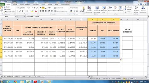 C Lculo De Planilla De Remuneraciones Gu A C