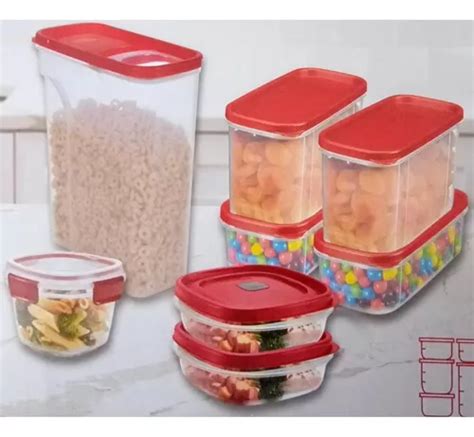 Cerealeros Modulares Rubbermaid Set De Pzas Envio Gratis