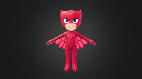 Pj Masks Owlette Buy Royalty Free 3d Model By Fsfs Frilledshark F513834 Sketchfab Store