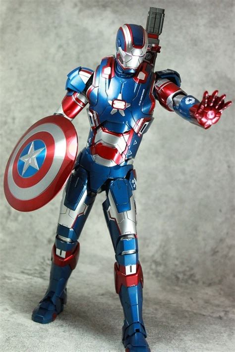 Hottoys アイアンマン3 アイアン・パトリオット レビュー！！ MarkⅦのホットトイズブログ Hottoysは量産された芸術だっ！！！！