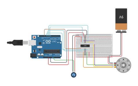 Stepper Motor Arduino Tinkercad