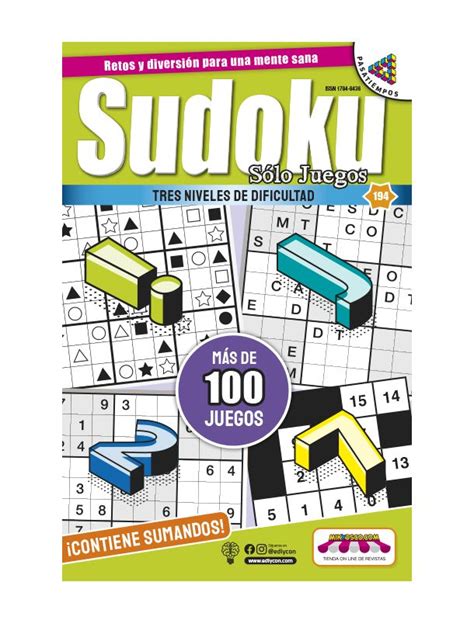 Sólo Juegos Sudoku Multinivel Revista Bimestral Mi Kyosco