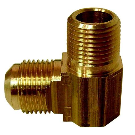 Shop Watts 12 In X 38 In Threaded Flare X Mip Adapter Elbow Fitting