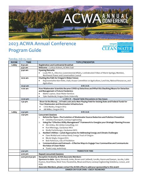 2023 ACWA Annual Conference ORACWA