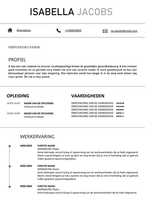 Impact Incessant Disk Profieltekst Cv Voorbeeld Mathis Spring Brilliant