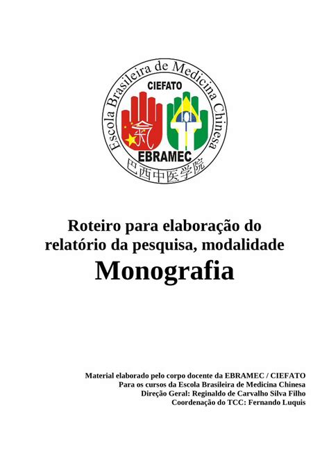 Pdf Roteiro Para Cria O De Tcc Monografia Dokumen Tips