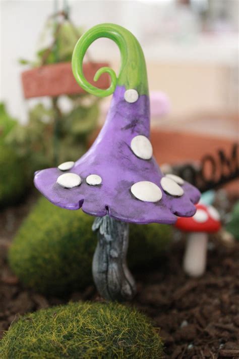 Magic Mushrooms Polymer Clay Mushrooms Terrarium By GnomeWoods