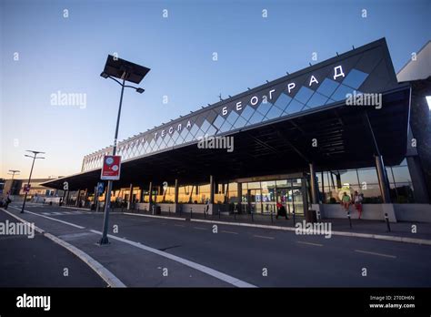 New Building On International Airport Nikola Tesla In Belgrade Serbia