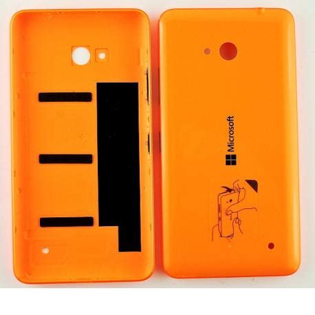 Tapa Trasera De Bater A Para Microsoft Lumia Naranja Repuestos