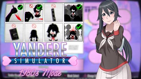 Youtubers Challenge Yandere Simulator 1980s Mode Youtube