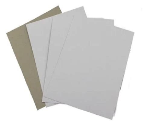 White A4 Size Wood Pulp Plain Rectangular One Side Coated Duplex Boards