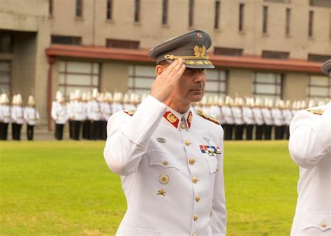 Chilean Armys Colonel Summer Dress Uniform Grey Cap With Golden Cords