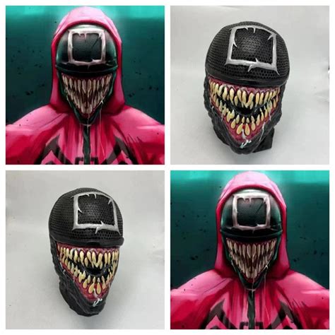 Venom Mask Halloween Horror Cosplay Costume Anti-hero Latex Masks