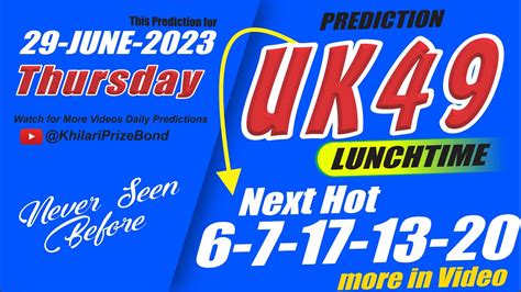 Uk Lunchtime Predictions For Today June Youtube