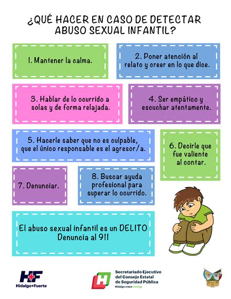 ¿qué Hacer En Caso De Detectar Abuso Sexual Infantil Educación Sexual