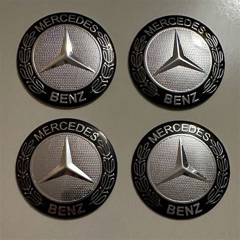 Mercedes Benz Wheel Center Cap Stickers - Etsy