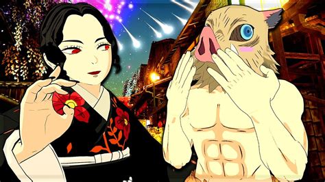 Inosuke Meets Female Muzan Demon Slayer VR YouTube