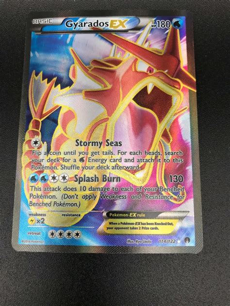 Pokemon Gyarados EX Secret And Gyarados EX Full Art XY Breakpoint