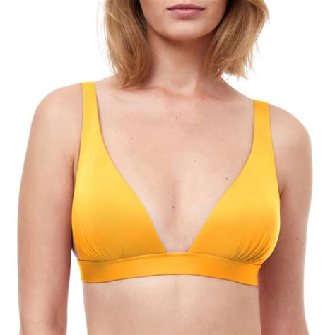 Orange Luma Summer Sunrise Over The Shoulder Bikini Top BrandAlley