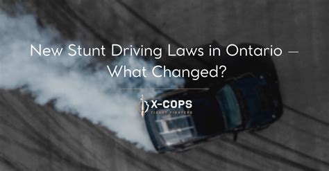 Stunt Driving Ontario New Law How To Fight In