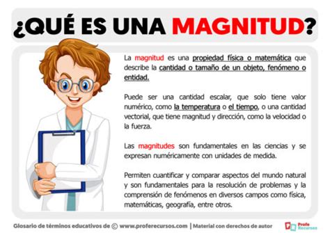 Qué es una Magnitud Definición de Magnitud