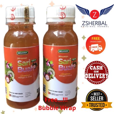 Jual Biojanna Minuman Sari Buah Probiotik Asli Manggis Dan Sirsak