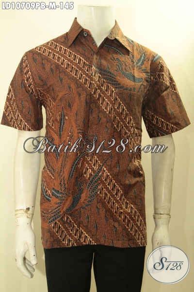 Baju Batik Pria Elegan Busana Batik Halus Motif Klasik Model Lengan