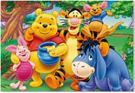 XUDONG Winnie The Pooh Diamond Painting Kit For Adults 5D Full Drill