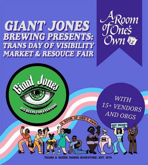 Giant Jones Brewing Presents: Trans Day of Visibility Market & Resource