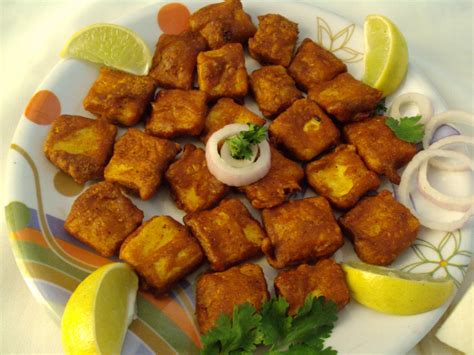 Paneer Pakora Cottage Cheese Fritters Easy Paneer Pakora Tasty