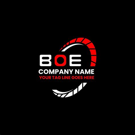 BOE letter logo creative design with vector graphic, BOE simple and ...