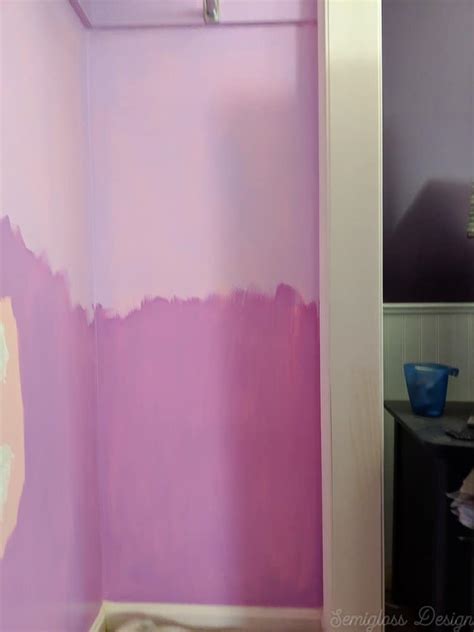 Paint In Ombre Purple Room