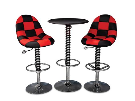 Automotive Themed High Top Table And Chairs The Elkhart Collection