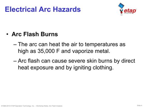 ETAP Arc Flash Introduction PPT