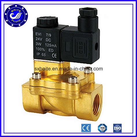 2 Inch Electric 24v Dc Brass Steam Hydraulic Water Solenoid Valve China Hydraulic Solenoid